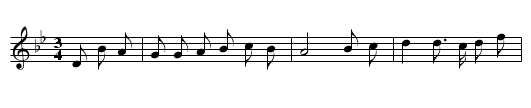 Lay the Bent to the Bonny Broom - staff notation