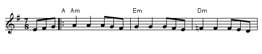 Laz Bar - staff notation