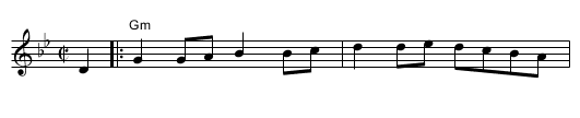 le 24 Juin - staff notation