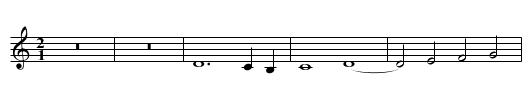 Le corps s'en va - staff notation