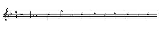 Le fou du roi - staff notation