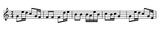 Le Lezard - staff notation
