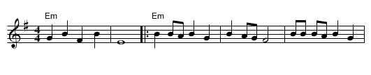 Le Maitre de la Maison - staff notation