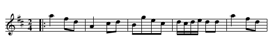 Le Moulin de Sanois - staff notation
