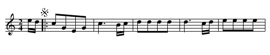 le PETIT TAMBOUR - staff notation