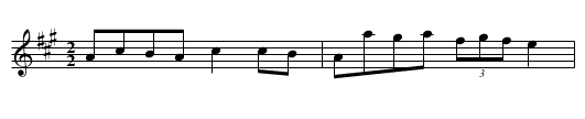 Le poteau blanc - staff notation