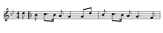 Le prince d'Orange - staff notation