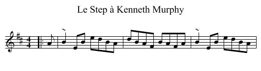Le Step à Kenneth Murphy - staff notation