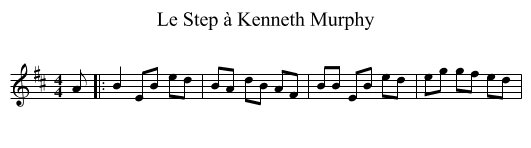 Le Step à Kenneth Murphy - staff notation