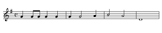 Le vepre de Cogne - staff notation
