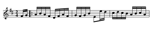 Le vieillard et la vieille dame - staff notation
