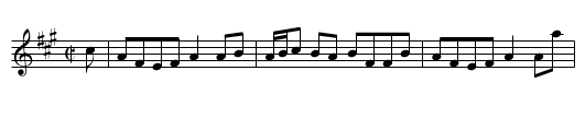 Lea Rig, The - staff notation