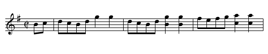 Leake County Two-Step - staff notation