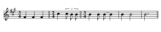 Learn the Songs of Victory - staff notation