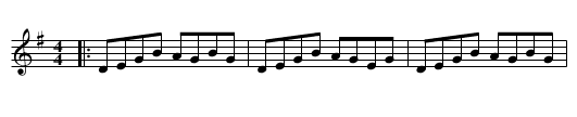 Leather Britches - staff notation