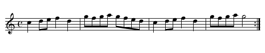 l'Eau de roche - staff notation