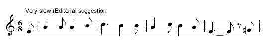 LEB/2/46/4 The Trees They Do Grow High - staff notation