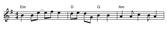 Lech lamidbar - staff notation