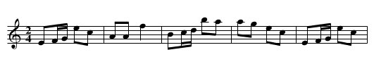 Lechmere House Polka - staff notation