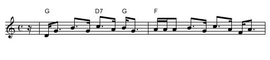 Lees of Luncarty, the  - staff notation