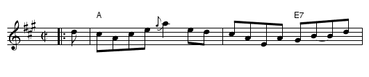 Left-Handed Fiddler - staff notation