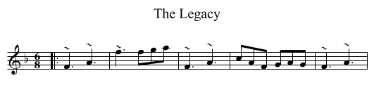 Legacy, The  - staff notation