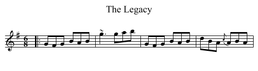 Legacy, The  - staff notation