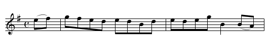 LEGGETTS REEL - staff notation