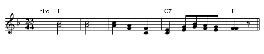 Leit, leit, leitl muasst lustig sei [F] - staff notation