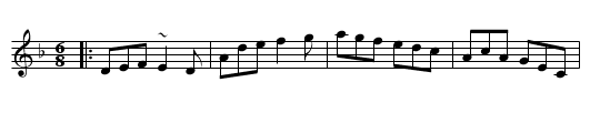 Leith County Dance - staff notation