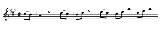 Leith Scots Measure - staff notation