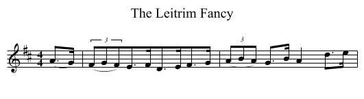 Leitrim Fancy, The  - staff notation