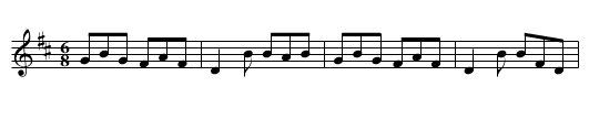 Leitrim Jig - staff notation