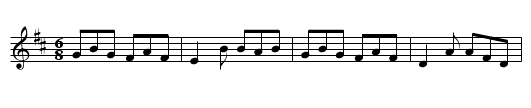 Leitrim Jig - staff notation