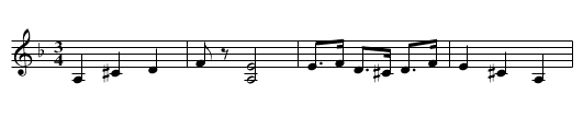 Lekbergsdansen (polska) - staff notation