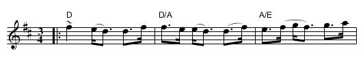 Leken hinnes Karolina Wicklund (pols) - staff notation