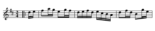 Leon Beall's Bonhomie - staff notation