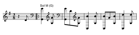 Les Esclops - staff notation