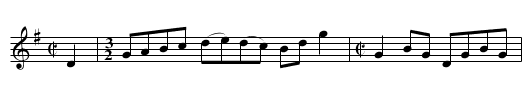 Les foins - staff notation