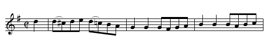 Les Lanciers. Dal.061 - staff notation