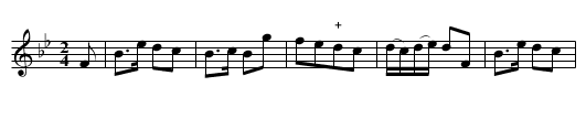 LES PLAISIRS DE L'ARQUEBUSE - staff notation