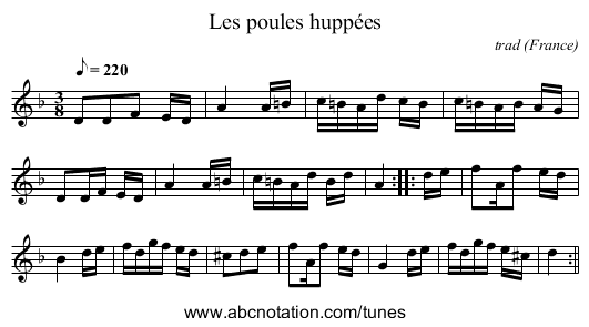 Les poules huppées - staff notation