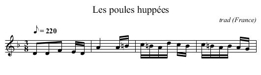 Les poules huppées - staff notation