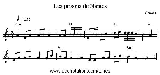 Les prisons de Nantes - staff notation