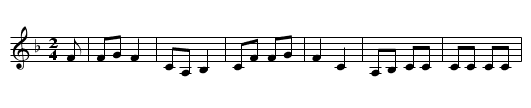 Les Rastsmen - staff notation