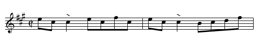Leslie's Reel - staff notation