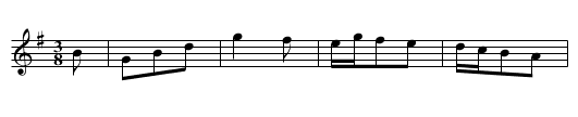 L'etoile - staff notation