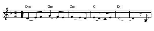 Lev Tahor - staff notation