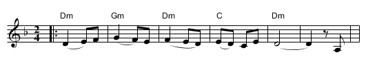 Lev Tahor - staff notation