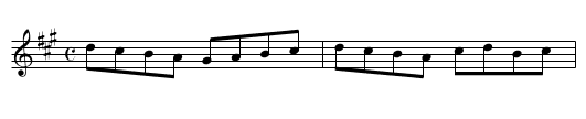 Lewis Races - staff notation